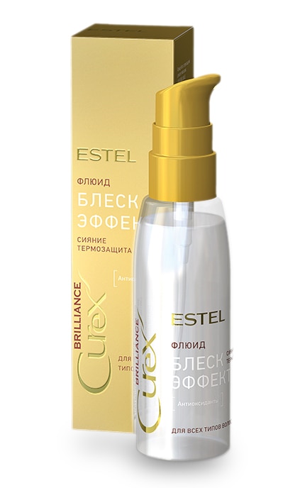 CUREX-Флюїд-блиск c термозахистом Estel Professional Curex для всіх типів волосся-4606453064239