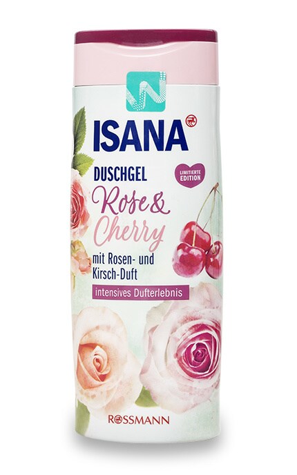 Гель для душа Isana Rose & Cherry