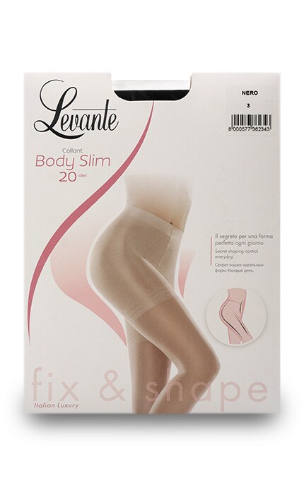 LEVANTE-Колготки Levante Body Slim колір Nero 20 den розмір 3-8000577362343