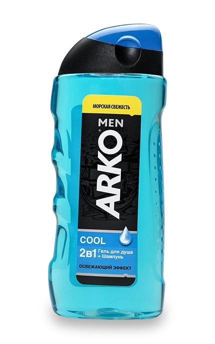 ARKO-Гель для душа и шампунь Arko Men 2в1 Морская свежесть-8690506490867