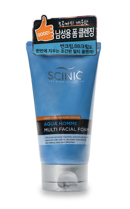 Пенка для умывания Scinic Aqua Homme Multi Facial Foam для мужчин 150 мл