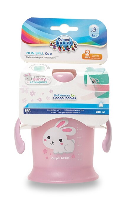 Кружка-непроливайка Canpol Babies Bunny and Company Голубая
