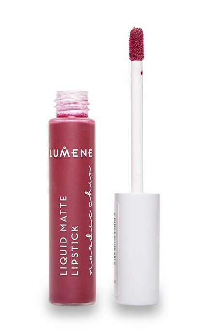 LUMENE-Помада Lumene Nordic Chic Liquid Matte Lipstick матовая жидкая, тон 2 Nordic Berry-6412600859423