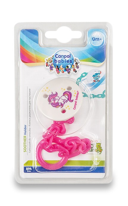 CANPOL BABIES-Тримач для пустушки Canpol babies Fairy Tale блакитного кольору -5903407024141