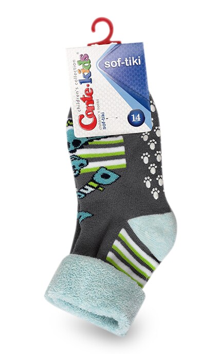 CONTE KIDS-Носки детские Conte Kids Soft-Tiki р.14-4810226158111