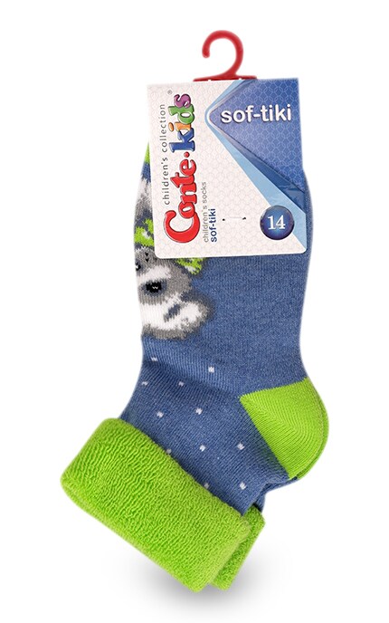 CONTE KIDS-Носки детские Conte Kids Soft-Tiki Джинс р.14-4810226112724