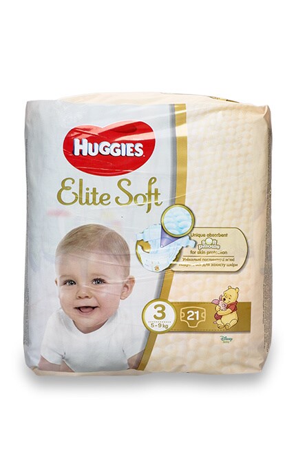 HUGGIES-Підгузки Huggies Elite Soft, розмір 3 (5-9 кг)-5029053545271