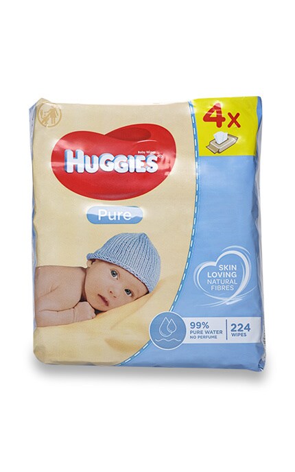 HUGGIES-Салфетки влажные Huggies Pure Quad Детские-5029053550121