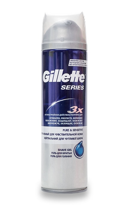 GILLETTE-Гель для гоління Gillette Для чутливої шкіри-7702018403516