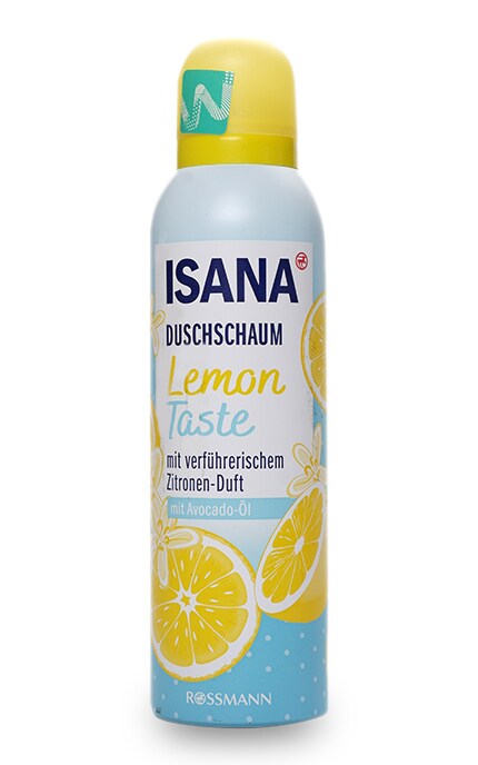 Мусс для душа Isana Лимонный