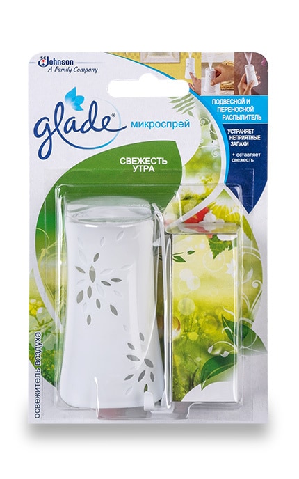GLADE-Освежитель воздуха микроспрей Glade Свежесть утра-5000204564495