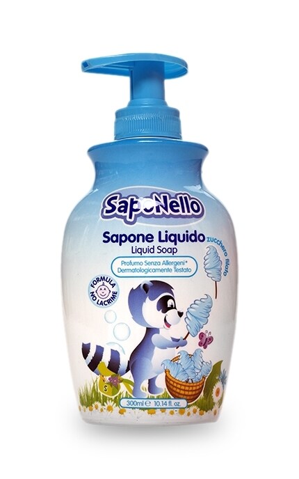 SAPONELLO-Жидкое мыло детское Saponello Сладкая вата-8001280013584