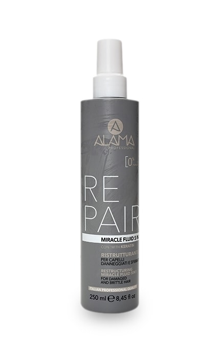 ALAMA-Флюид Alama Professional Repair Восстанавливающий С кератином 5в1 Для поврежденных и ломких волос-8008277188102