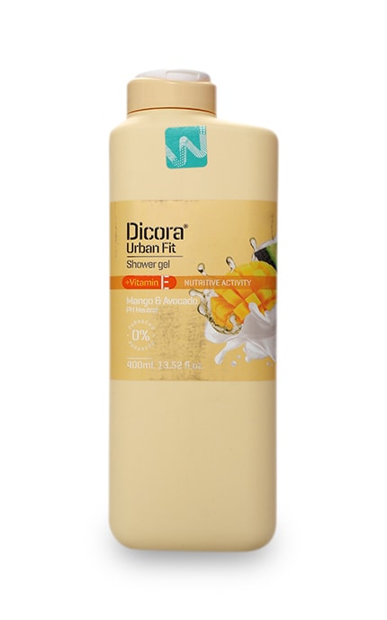 Гель для душа Dicora Mango and Avocado с витамином E Nuvaria Манго и авокадо 400 мл