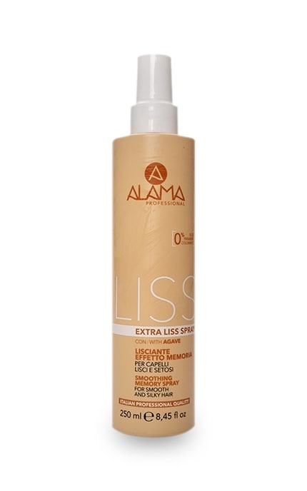 ALAMA-Спрей Alama Professional Liss Разглаживающий С экстрактом агавы Для гладкости и шелковистости Для всех типов волос-8008277188140