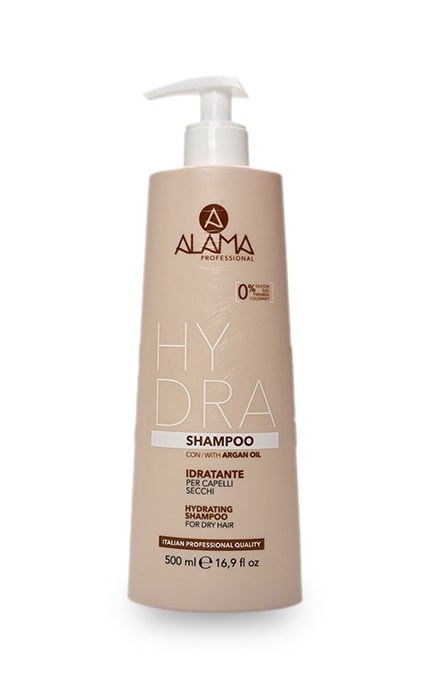 ALAMA-Шампунь Alama Professional Hydra Увлажняющий С аргановым маслом Для сухих волос-8008277186924