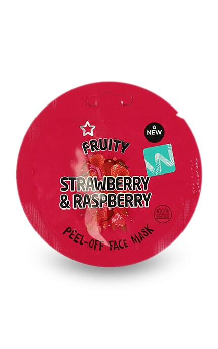 FRUITY-Маска-пленка Superdrug для лица клубника-малина -7534898