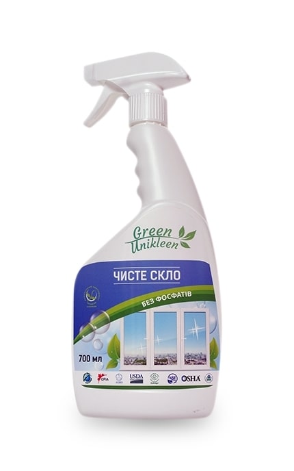 Средство для стекла Green Unikleen Чистое стекло 700 мл