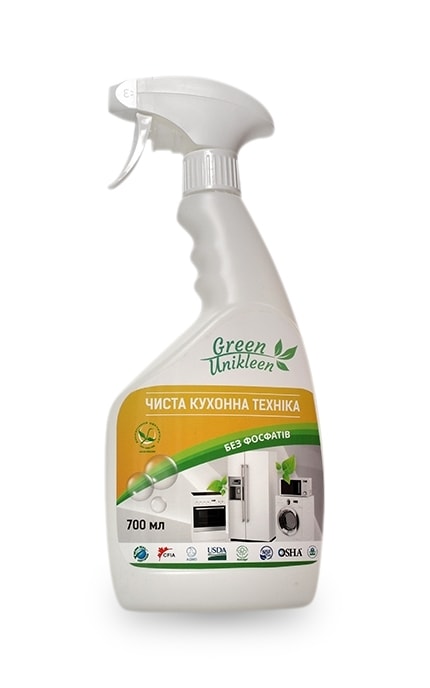 GREEN UNIKLEEN-Спрей для мытья кухни Green Unikleen Чистая техника-4820164770054