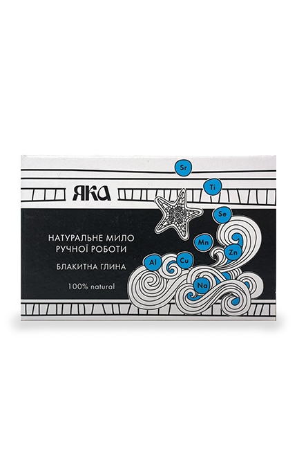 ЯКА-Мило натуральне Яка Блакитна глина-4820150750046