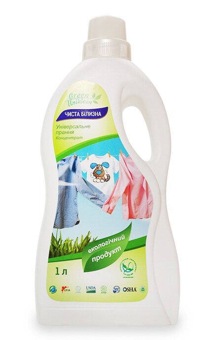 GREEN UNIKLEEN-Универсальное средство для стирки Green Unikleen Чистое белье-4820164770092