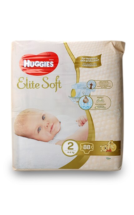 HUGGIES-Подгузники Huggies Elite Soft 2 4-6кг 82 шт-5029053547985