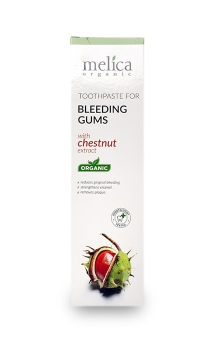 MELICA ORGANIC-Зубна паста Melica Organic для кровоточивих ясен з екстрактом каштану-4770416002252