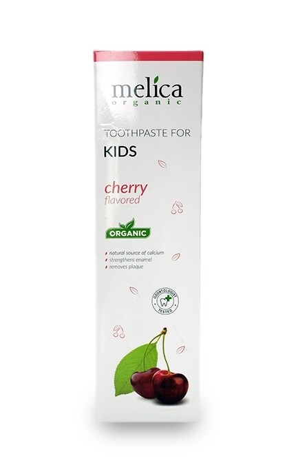 MELICA ORGANIC-Зубная паста Melica Organic детская «Вишня» -4770416002269