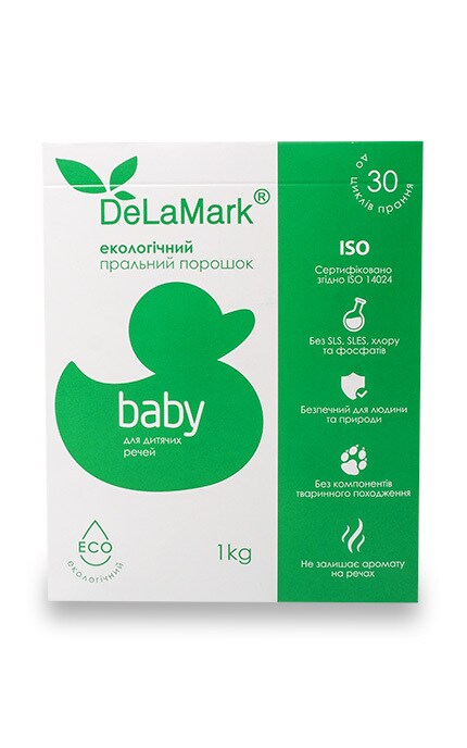 DELAMARK-Стиральный порошок DeLaMark Baby Экологичный для детских вещей-4820152331311