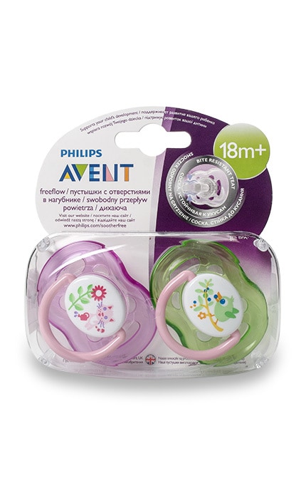 AVENT-Пустышка для девочек Philips Avent 18+ месяцев-8710103896173