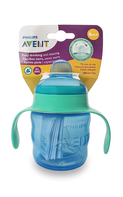 AVENT-Чашка-непроливайка Philips Avent с мягким носиком-8710103854371