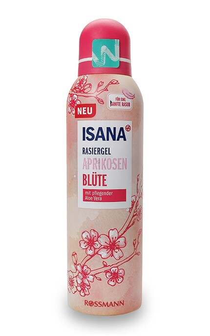 Гель для бритья женский Isana Apricot