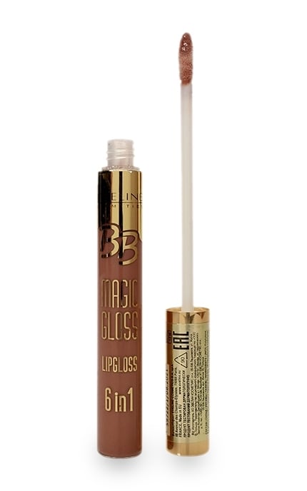 EVELINE-Блеск для губ Eveline BB Magic Gloss 6в1 358 Светло-коричневый 9 мл-5907609384874