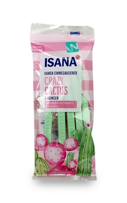 Бритвы женские Isana одноразовые