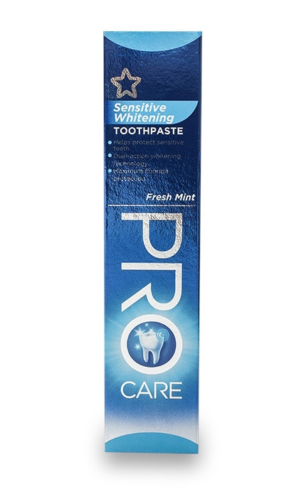 PROCARE-Зубная паста для чувствительных зубов Superdrug Procare Свежесть мяти 75 мл-9753587