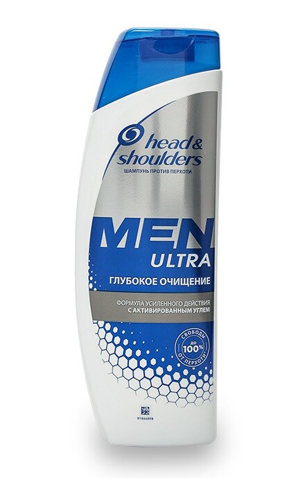 HEAD & SHOULDERS-Шампунь проти лупи Head&Shoulders Men Ultra Глибоке очищення для чоловіків-8001090997456
