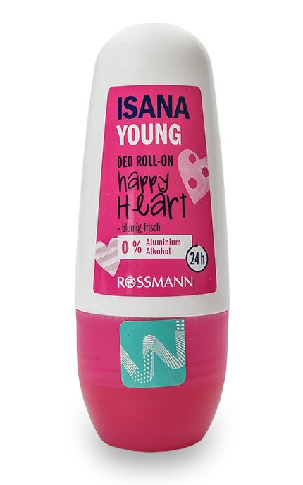 ISANA YOUNG-Дезодорант-ролик Isana young Happy heart-4305615608808