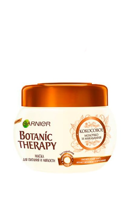 GARNIER BOTANIC THERAPY-Маска для волос Garnier Botanic Therapy Кокосовое молочко и Макадамия Для нормальных волос и сухих волос-3600542194075