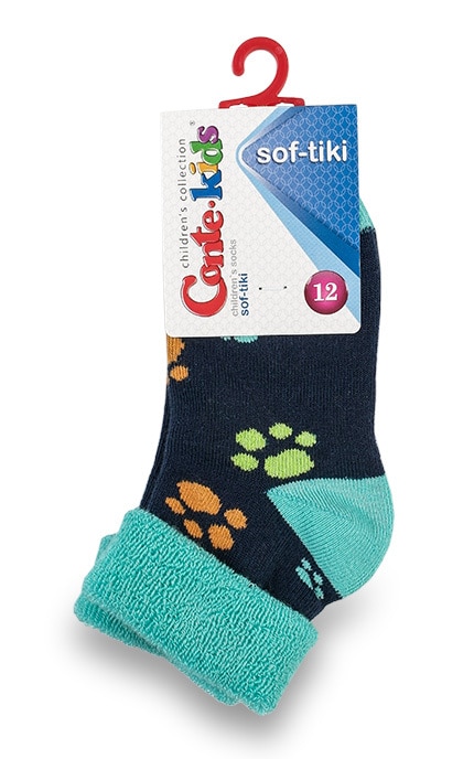 CONTE KIDS-Носки детские Conte Kids Sof-Tiki темно-синие, р-р 12-4810226158982