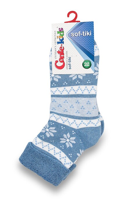 CONTE KIDS-Носки Conte-kids Sof-tiki голубые детские размер 22-4810226159279