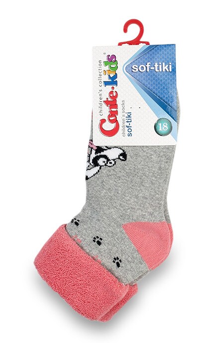 CONTE KIDS-Шкарпетки Conte-kids Sof-tiki сірі дитячі розмір 18-4810226112755
