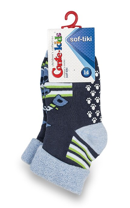 CONTE KIDS-Шкарпетки Conte-kids Sof-tiki темний джинс дитячі розмір 14-4810226158128