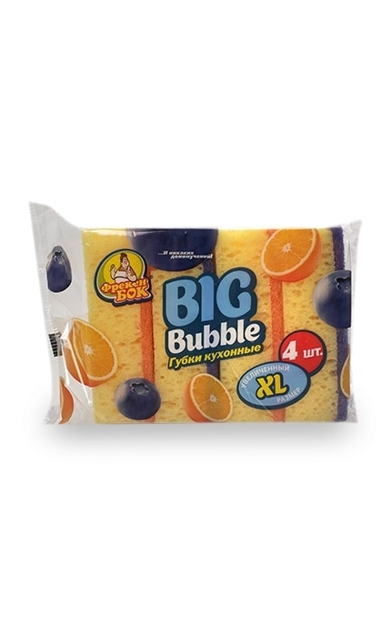 ФРЕКЕН БОК-Губки кухонные Фрекен Бок Big Bubble XL-4823071635485
