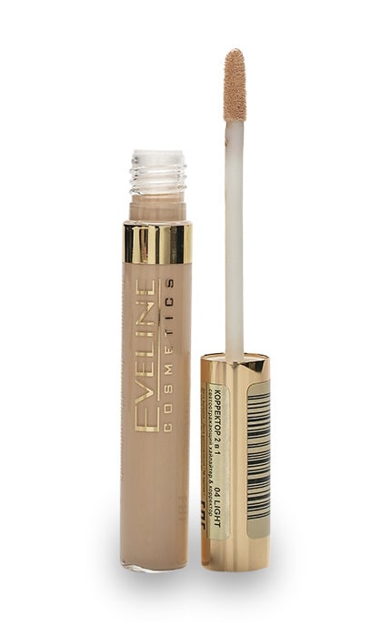 EVELINE-Корректор для лица Eveline Cosmetics Art Scenic Professional Make-up 2 In 1, 04 - Light-5907609339188