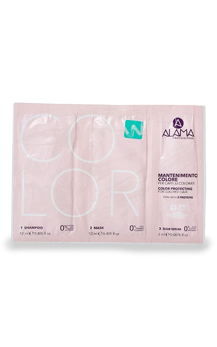 ALAMA-Саше Alama Professional Color Шампунь + Маска + Сироватка З кератином Для фарбованого волосся-8008277188676