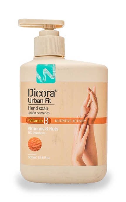 DICORA URBAN FIT-Жидкое Мыло Dicora Urban Fit С витамином B Миндаль и Орехи-8410262902264