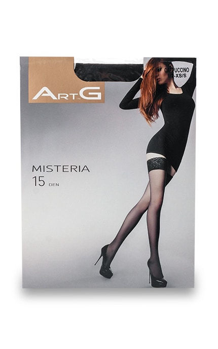 ART G-Панчохи Art G Misteria Cappuccino 15 den, розмір 1/2-4820040103594