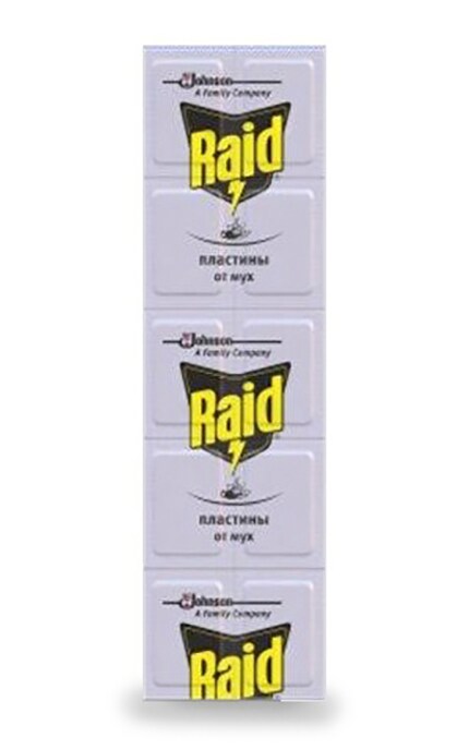Пластины от мух Raid для электрофумигаторов