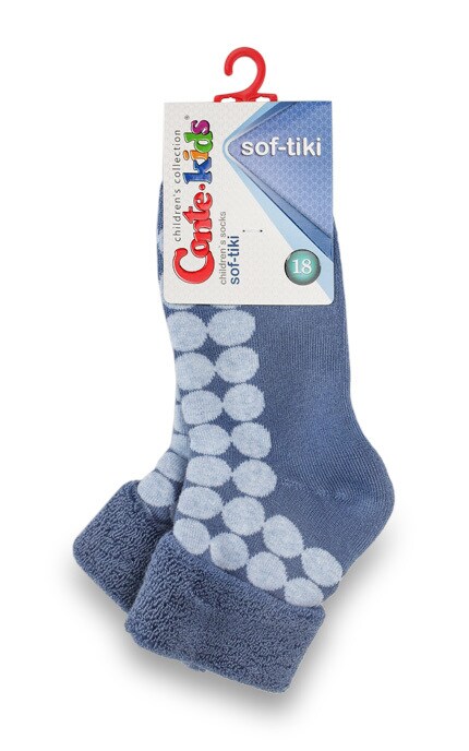 CONTE KIDS-Носки детские Conte Kids Sof-Tiki джинс, р-р 18-4810226112205