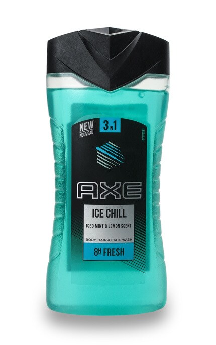 AXE-Гель для душа Axe Ice Chill ледяная мята и лимон-8717163648681